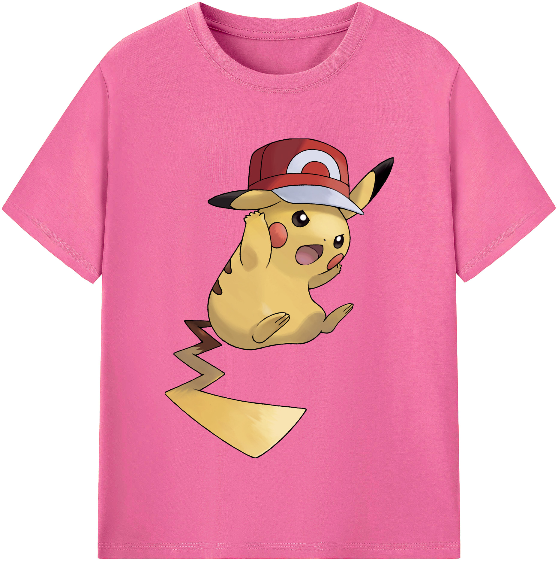 （画像用） ポケットモンスター Pokémon レディースカジュアルプリントTシャツ（綿100％）
